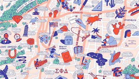 Mapa ilustrado del Barrio Comercial Dr. Moore destacando la ubicación de los comercios históricos y puntos de encuentro.