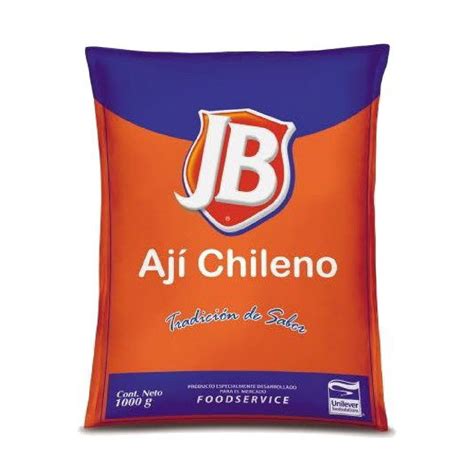 Fotografía del envase de Crema de Ají JB 240g mostrando la etiqueta frontal y la tabla nutricional