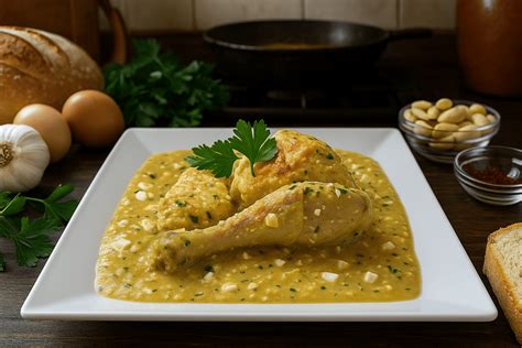 Gallina en pepitoria, un plato tradicional español