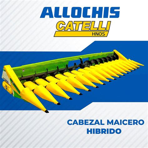 Esquema técnico del cabezal Allochis Hybrid mostrando la estructura de los rolos destroncadores y la unidad de línea