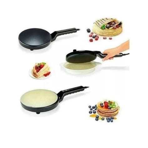 panquequera eléctrica profesional en acción, haciendo tortitas