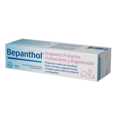 Infografía comparativa: Bepanthol Ungüento vs. Crema, detallando texturas y usos recomendados según el contenido graso.