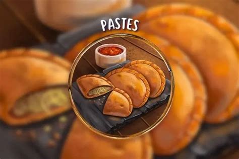 Ilustración de pastes mexicanos