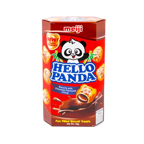 galletas Meiji rellenas de crema de chocolate