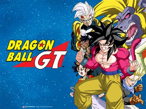 Ilustración de los personajes de Dragon Ball GT: Gokú, Trunks y Pan en su viaje espacial.
