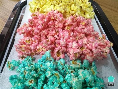 palomitas de maíz de colores naturales