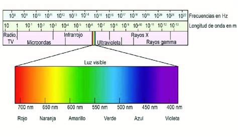 Gráfico comparativo del espectro de luz emitido por diferentes fuentes (LED, Tungsteno, Flash, Luz Natural)