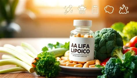 Infografía sobre cómo el ácido alfa lipoico en la espinaca reduce la glucosa y mejora la sensibilidad a la insulina
