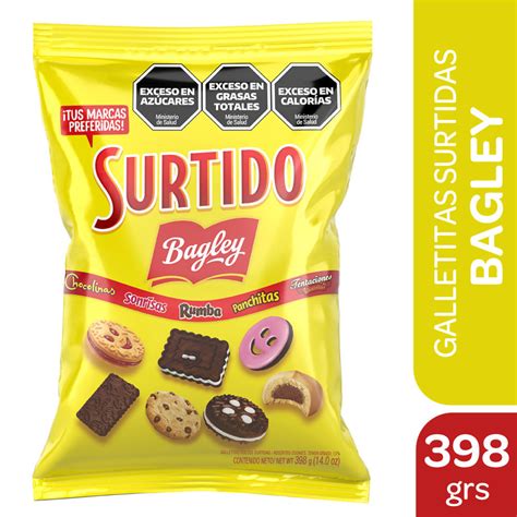 Fotografía de un surtido de galletas Bagley en su empaque