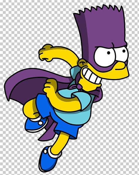 Bartman con su capa y máscara