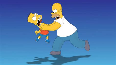 Homer y Bart recolectando grasa