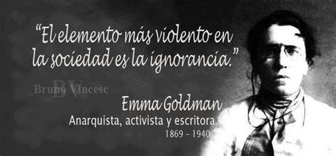 Retrato histórico de Emma Goldman, activista y escritora anarquista fundamental del siglo XX.