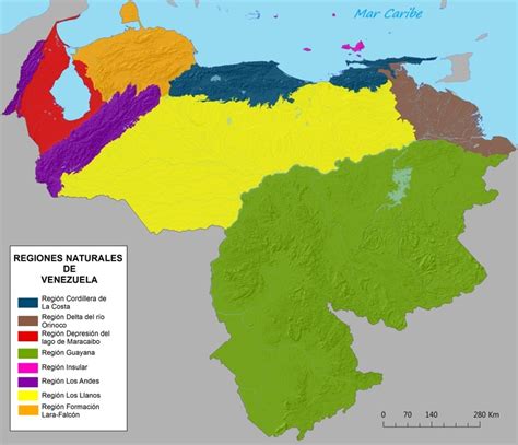 Mapa de Venezuela destacando las regiones queseras principales (Llanos, Andes, Bolívar, Zulia)