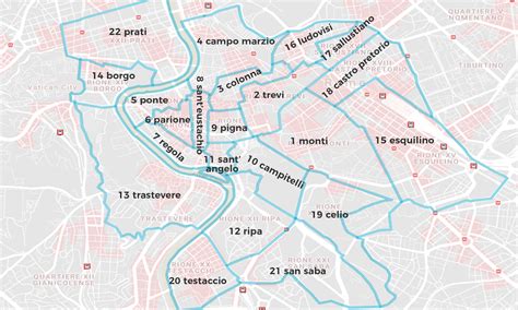 Mapa de los barrios principales de Pisa resaltando el centro histórico, la zona de la estación y las áreas residenciales.
