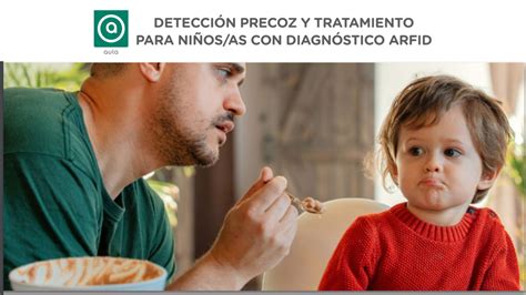 Esquema de los signos del trastorno ARFID en niños
