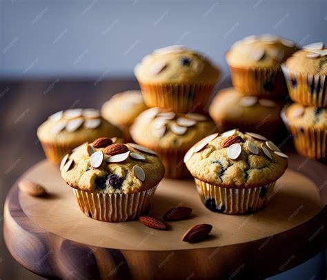 Muffins de chocolate blanco recién horneados y espolvoreados con azúcar