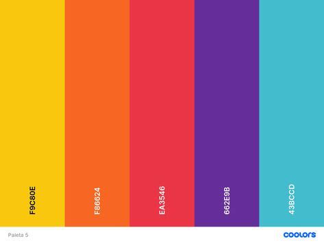 Ejemplo de paleta de colores vibrantes para peces tropicales y técnicas de sombreado.