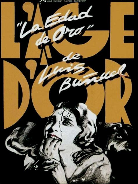 Cartel de la película La edad de oro de Luis Buñuel