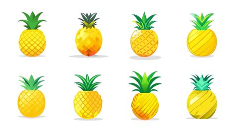 Piñas en diferentes etapas de madurez en un campo
