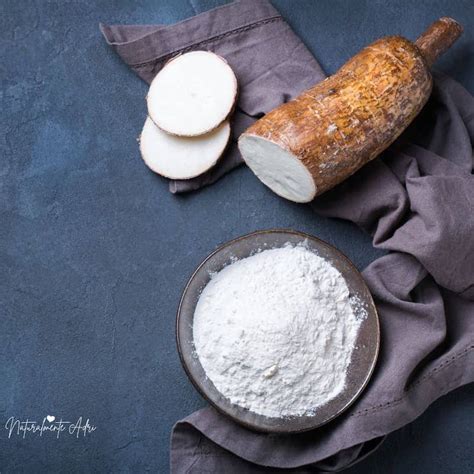 Infografía comparativa entre harina de yuca y almidón de tapioca