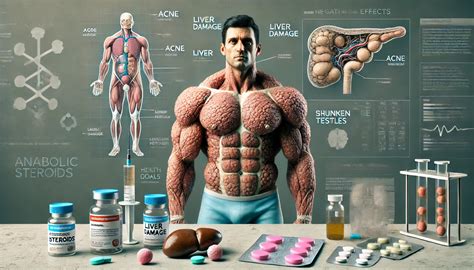 Diagrama que ilustra los efectos de los anabólicos en la composición corporal del ganado (mayor masa muscular, menor grasa)