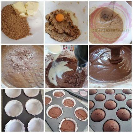 Ingredientes para la masa de cupcakes de chocolate
