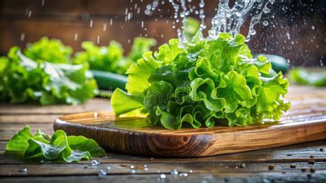 Preparación y lavado de lechuga para ensalada