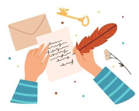 Ilustración de una persona escribiendo una carta de despedida en un ambiente tranquilo y reflexivo