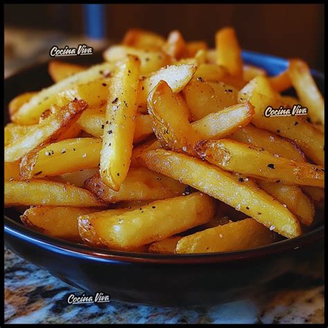 Variedades de papas crudas para freír, como Russet y Kennebec