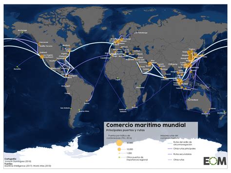 Mapa logístico que muestre las rutas comerciales de exportación de cebollas desde los puertos chilenos hacia los principales destinos europeos (Reino Unido, España, Países Bajos).