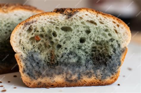 Primer plano de moho creciendo en una fruta