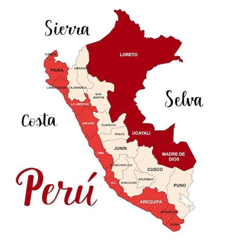Mapa de Perú destacando la región de Santa Clara (Chaclacayo) como origen del pollo a la brasa