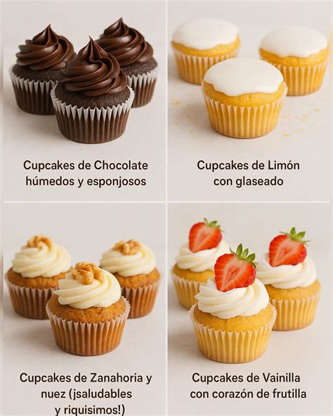 Cupcakes dorados y esponjosos saliendo del horno