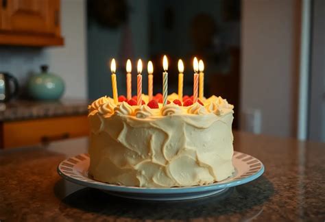 Una torta de cumpleaños decorada con motivos de viajes, como un mapa del mundo y maletas.