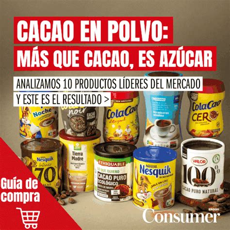Variedad de marcas de cacao soluble en un supermercado o despensa