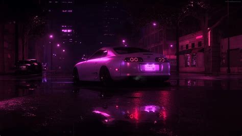 Ejemplo de un fondo de pantalla animado de coches con vehículos de diferentes estilos y velocidades flotando