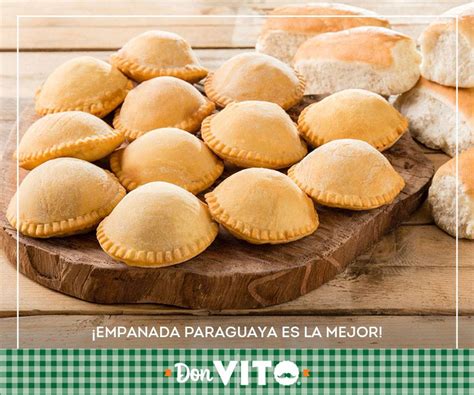 Ilustración de empanadas redondas de Don Vito con diversos rellenos