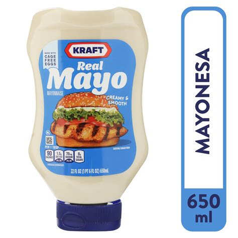 Infografía detallando los usos culinarios de la mayonesa Kraft