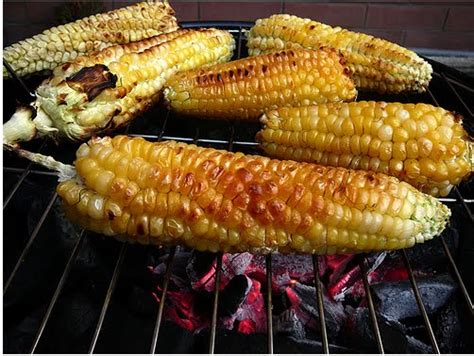 Comparativa de choclos asados usando distintos métodos