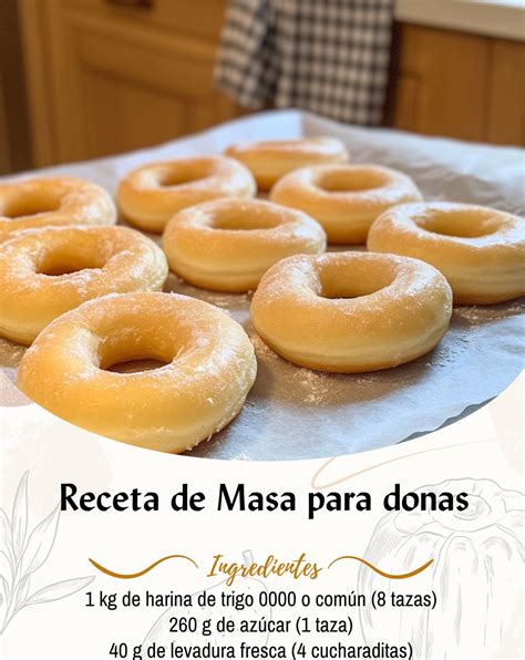 Ingredientes básicos para la masa de donas en un bol