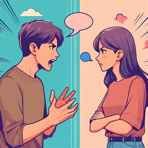 Ilustración que muestra a Enid y Rebecca discutiendo, con un ambiente de tensión sutil