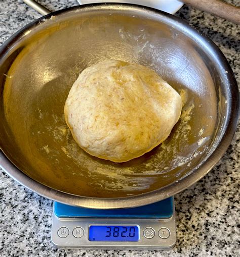 Esquema de preparación de masa sin gluten