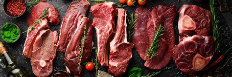 Variedad de cortes de carne de Rumba Meats comprados online.