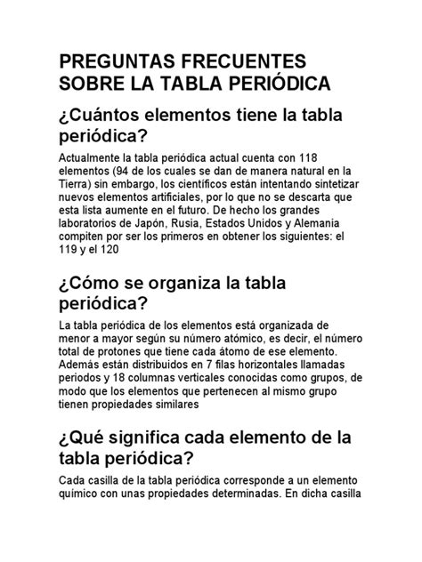 Tabla de preguntas frecuentes sobre la cebolla frita