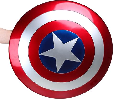 Secuencia de imágenes mostrando cómo crear el escudo del Capitán América con fondant.