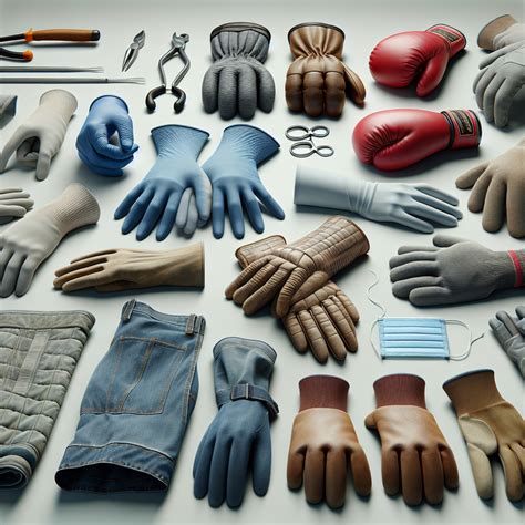 Variedad de guantes de cuero para diferentes usos