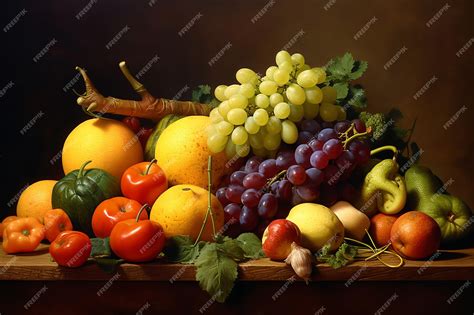 Bodegón de frutas y verduras a lápiz con enfoque en la composición y el sombreado
