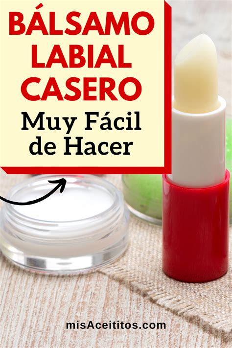 Infografía mostrando los pasos clave para hacer bálsamo labial casero.