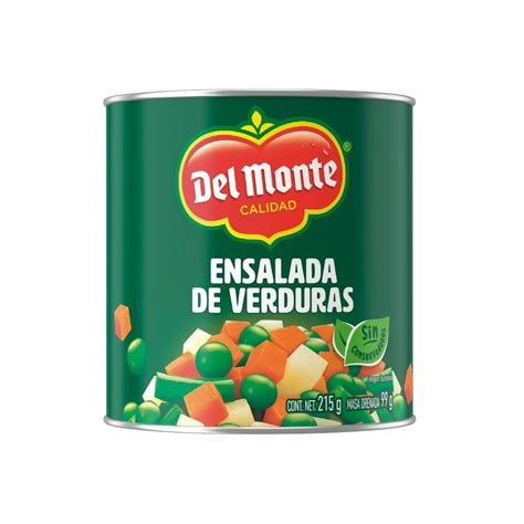 Imagen de una lata de Ensalada Del Monte de verduras
