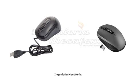 Comparativa visual entre un mouse alámbrico con su cable y un mouse inalámbrico sin cables en un escritorio limpio